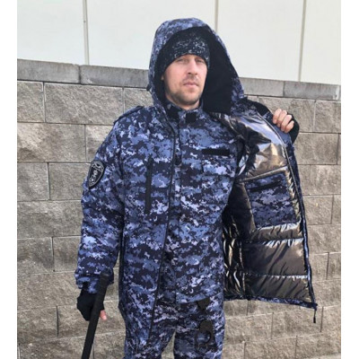 бушлат синяя точка